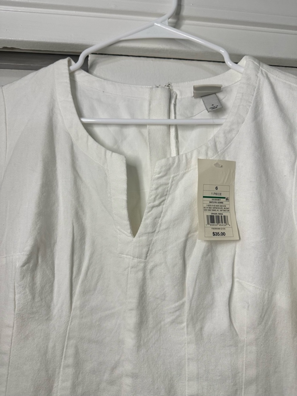 A New Day A-Line Mini White Dress - Picture 2 of 7